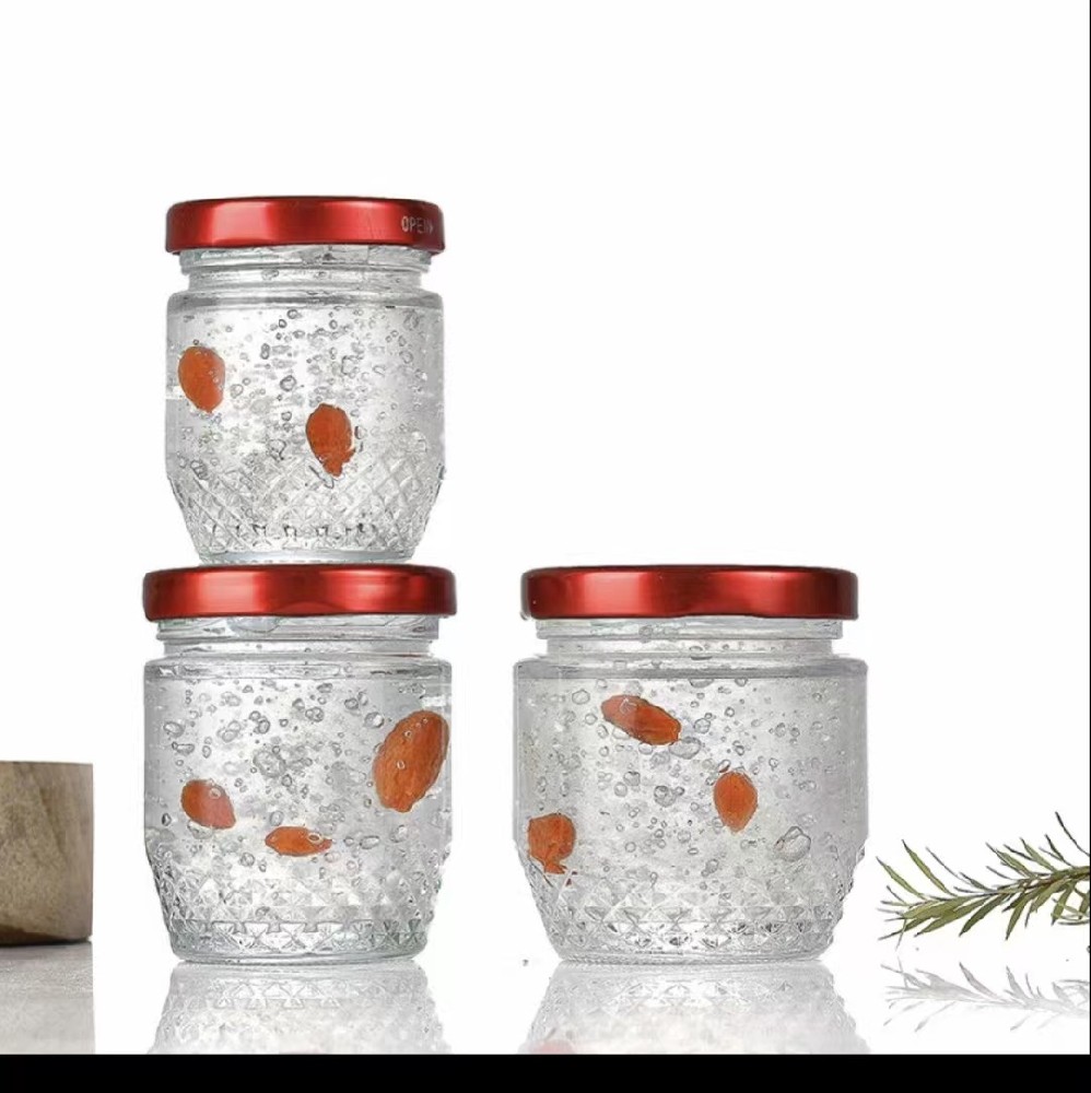 醬菜；果醬；花膠；鮮燉燕窩玻璃瓶